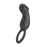 Pretty Love Super Power Trae Mens Cock Ring Black Vibrating Cock Rings